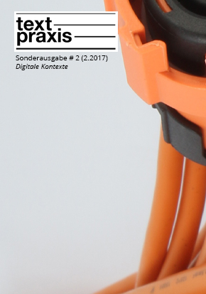 Textpraxis Sonderausgabe # 2, Cover